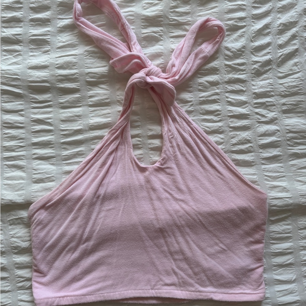 Glassons pink halter top